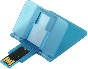 Carte USB pliable en PVC - Made to USB