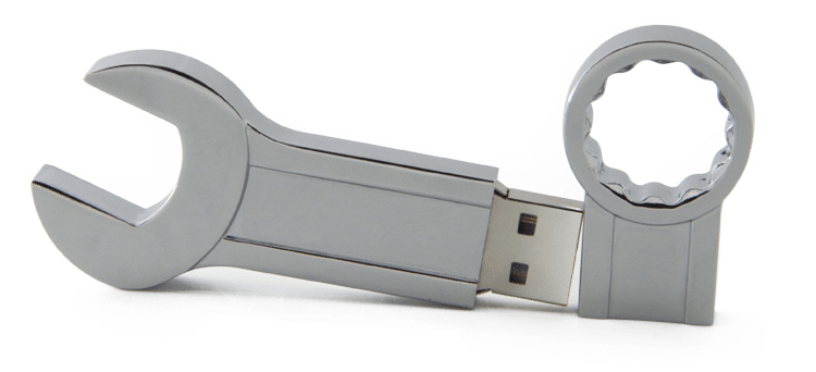 Clé USB Publicitaire en forme de clé à fourche - Made to USB